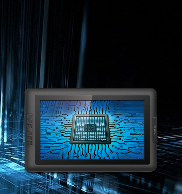 O XP-Pen Artist 15.6 aplica o novo chip F900 de alta velocidade