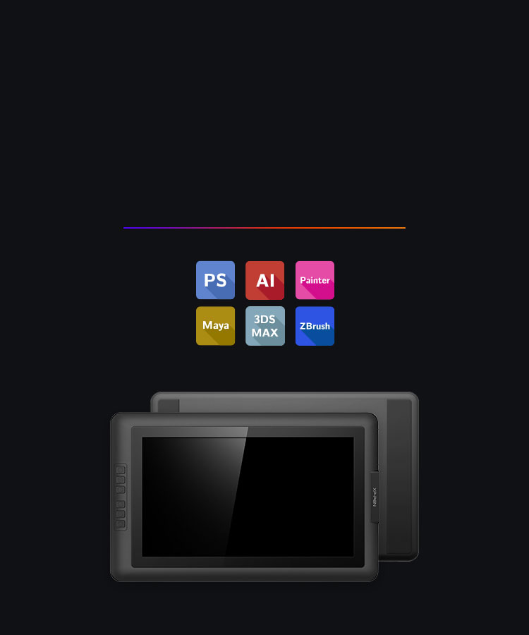 tela digitalizadora XP-Pen Artist 15.6 Compatível com a maioria dos sistemas operacionais e aplicativos