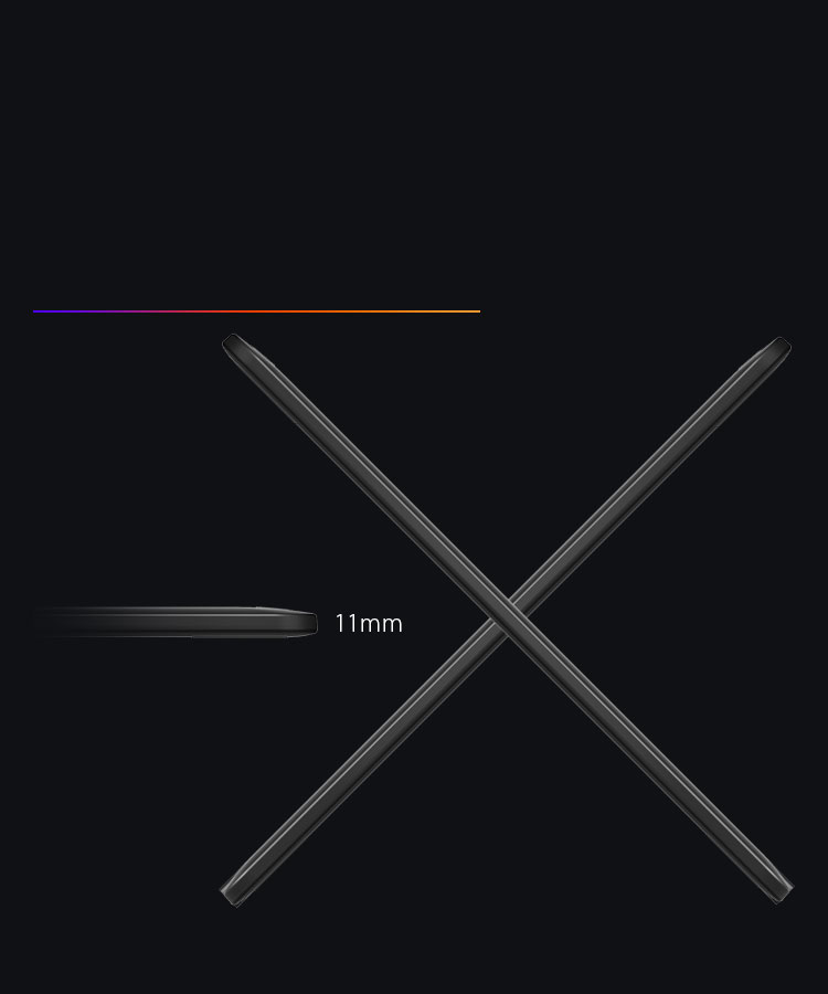 tela digitalizadora XP-Pen Artist 15.6 possui um perfil fino de 11 mm