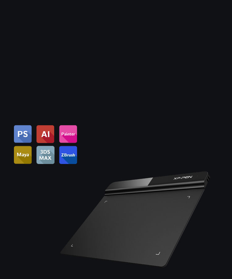 mesa digitalizadora XP-PEN Star G640 Compatível com Windows 10/8/7 e Mac OS , Usei no programas de desenho e pintura digital